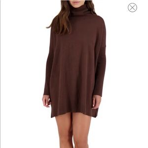 BB Dakota -Turtleneck Long Sleeve Sweater Dress